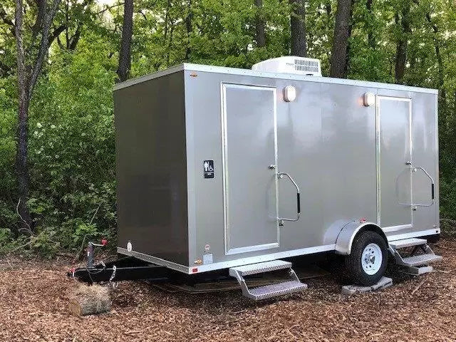 2 Station Luxury Restroom Trailer Rental